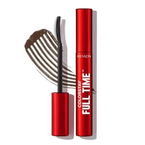 imageRevlon ColorStay Full Time Mascara Volumizing Eye Makeup 24 Hour Wear SmudgeProof NonClumping and FlakeFree Formula 401 Blackest Black403 Natural Brown