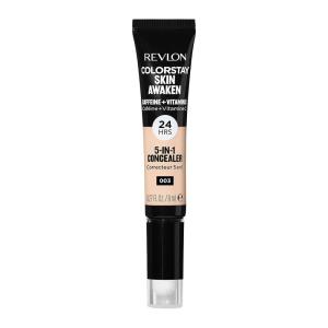 imageRevlon ColorStay Skin Awaken 5in1 Concealer Lightweight Creamy Longlasting Face Makeup with Caffeine ampamp Vitamin C For Imperfections Dark Circles ampamp Redness 040 Medium 027 Fl Oz003 Cool Ivory
