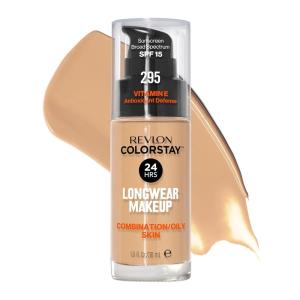 imageRevlon Liquid Foundation ColorStay Face Makeup for Combination ampamp Oily Skin SPF 15 MediumFull Coverage with Matte Finish Light Honey 260 10 oz295 Dune