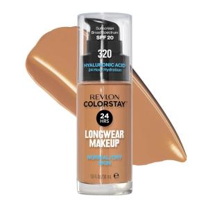 imageRevlon Liquid Foundation ColorStay Face Makeup for Normal ampamp Dry Skin SPF 20 Longwear MediumFull Coverage with Natural Finish 135 Vanilla 1 Fl Oz320 True Beige