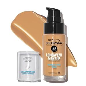 imageRevlon Liquid Foundation ColorStay Face Makeup for Normal ampamp Dry Skin SPF 20 Longwear MediumFull Coverage with Natural Finish 135 Vanilla 1 Fl Oz395 Deep Honey
