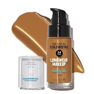 imageRevlon Liquid Foundation ColorStay Face Makeup for Normal ampamp Dry Skin SPF 20 Longwear MediumFull Coverage with Natural Finish 135 Vanilla 1 Fl Oz400 Caramel