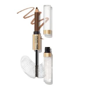 imageRevlon ColorStay Brow Fantasy All In One Eyebrow Powder Pencil with Shaping Clear Gel Gel Infused with Panthenol Smudgeproof 16HR Visibly Full Brows 004 Dark BrownSoft Brown