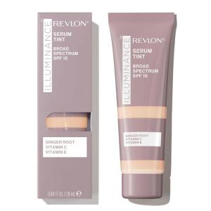 imageRevlon Illuminance Tinted Serum Triple Hyaluronic Acid Evens Out Skin Tone Over Time and Hydrates All Day SPF 15 201 Creamy Natural 094 fl ozCreamy Natural