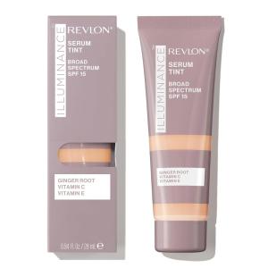 imageRevlon Illuminance Tinted Serum Triple Hyaluronic Acid Evens Out Skin Tone Over Time and Hydrates All Day SPF 15 201 Creamy Natural 094 fl ozLight Natural