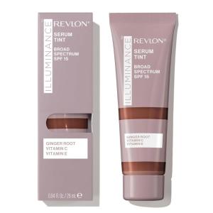 imageRevlon Illuminance Tinted Serum Triple Hyaluronic Acid Evens Out Skin Tone Over Time and Hydrates All Day SPF 15 201 Creamy Natural 094 fl ozRich Mahogany