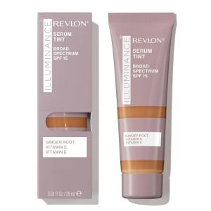imageRevlon Illuminance Tinted Serum Triple Hyaluronic Acid Evens Out Skin Tone Over Time and Hydrates All Day SPF 15 201 Creamy Natural 094 fl ozWarm Caramel