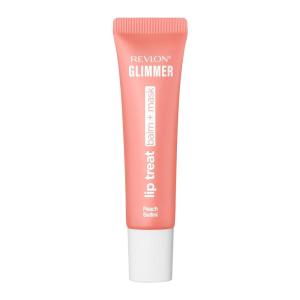 imageRevlon Glimmer Lip Treat Balm  Mask Overnight Peptide Lip Treatment Hydrating 003 Peach Bellini 04 fl oz