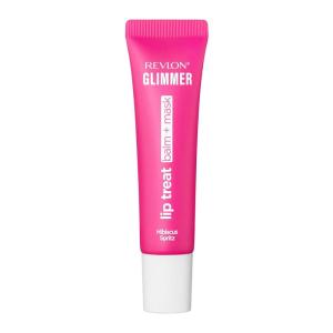 imageRevlon Glimmer Lip Treat Balm  Mask Overnight Peptide Lip Treatment Hydrating 005 Hibiscus Spritz 04 fl oz