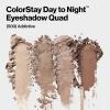 imageRevlon ColorStay Day to Night Eyeshadow Quad Longwear Shadow Palette with Transitional Shades and Buttery Soft Feel Crease amp Smudge Proof 500 Addictive 016 oz500 Addictive