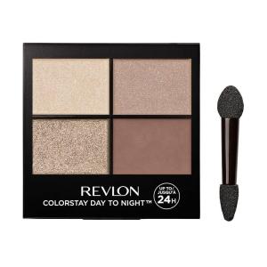 imageRevlon ColorStay Day to Night Eyeshadow Quad Longwear Shadow Palette with Transitional Shades and Buttery Soft Feel Crease amp Smudge Proof 500 Addictive 016 oz500 Addictive