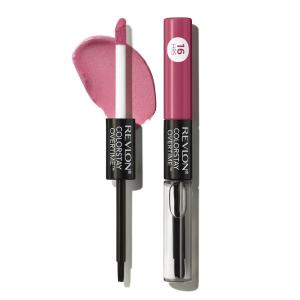 imageRevlon Liquid Lipstick with Clear Lip Gloss ColorStay Overtime Lipcolor Dual Ended with Vitamin E 380 Always Sienna 007 Fl Oz005 Infinite Raspberry
