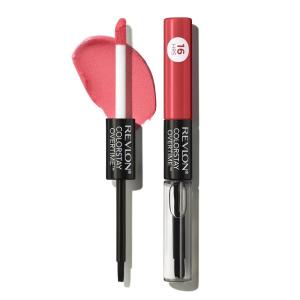 imageRevlon Liquid Lipstick with Clear Lip Gloss ColorStay Overtime Lipcolor Dual Ended with Vitamin E 380 Always Sienna 007 Fl Oz020 Constantly Coral