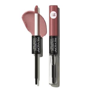 imageRevlon Liquid Lipstick with Clear Lip Gloss ColorStay Overtime Lipcolor Dual Ended with Vitamin E 380 Always Sienna 007 Fl Oz320 Faithful Fawn