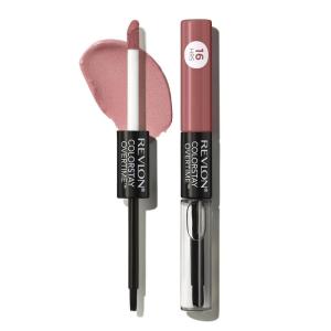imageRevlon Liquid Lipstick with Clear Lip Gloss ColorStay Overtime Lipcolor Dual Ended with Vitamin E 380 Always Sienna 007 Fl Oz340 Eternally Tan