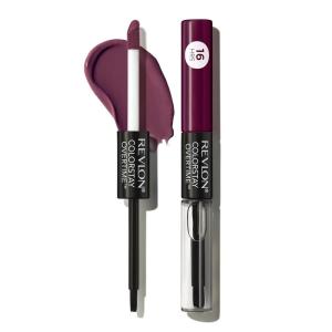 imageRevlon Liquid Lipstick with Clear Lip Gloss ColorStay Overtime Lipcolor Dual Ended with Vitamin E 380 Always Sienna 007 Fl Oz500 Limitless Black Cherry