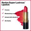 imageREVLON Super Lustrous Lipstick Creamy Formula For Soft FullerLooking Lips Moisturized Feel Iced Amethyst 625 015 oz730 Revlon Red