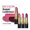 imageREVLON Super Lustrous Lipstick Creamy Formula For Soft FullerLooking Lips Moisturized Feel Iced Amethyst 625 015 ozPlum  Berry Set