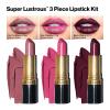 imageREVLON Super Lustrous Lipstick Creamy Formula For Soft FullerLooking Lips Moisturized Feel Iced Amethyst 625 015 ozPlum  Berry Set
