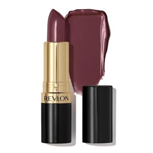 imageREVLON Super Lustrous Lipstick Creamy Formula For Soft FullerLooking Lips Moisturized Feel Iced Amethyst 625 015 oz045 Naughty Plum