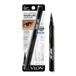 imageRevlon Liquid Eyeliner Pen ColorStay Sharp Line Eye Makeup Waterproof Smudgeproof Longwearing with Slim Tapered Tip Sharp LineSlim Tapered Tip