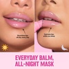 image:imageRevlon Glimmer Lip Treat Balm  Mask Overnight Peptide Lip Treatment Hydrating 013 Blackberry Chip 04 fl oz