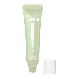 image:imageRevlon Glimmer Lip Treat Balm  Mask Overnight Peptide Lip Treatment Hydrating 007 Creamy Pistachio 04 fl oz