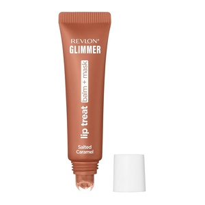 image:imageRevlon Glimmer Lip Treat Balm  Mask Overnight Peptide Lip Treatment Hydrating 009 Salted Caramel 04 fl oz