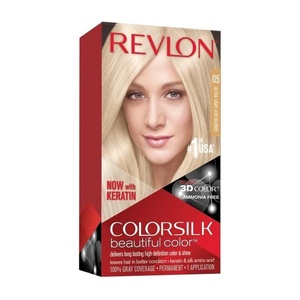 image:imageRevlon ColorSilk Hair Color 30 Dark Brown 1 ea Pack of 605 Ultra Light Ash Blonde