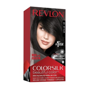 image:imageRevlon ColorSilk Hair Color 30 Dark Brown 1 ea Pack of 611 Soft Black
