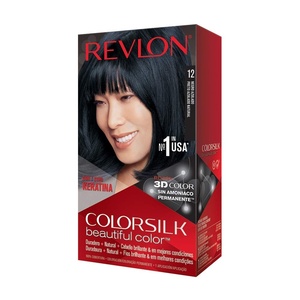 image:imageRevlon ColorSilk Hair Color 30 Dark Brown 1 ea Pack of 612 Natural Blue Black