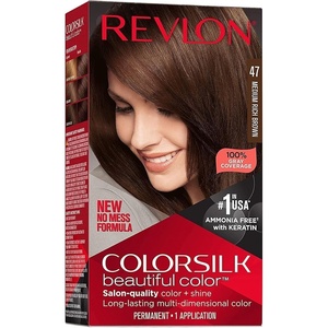 image:imageRevlon ColorSilk Hair Color 30 Dark Brown 1 ea Pack of 647 Medium Rich Brown