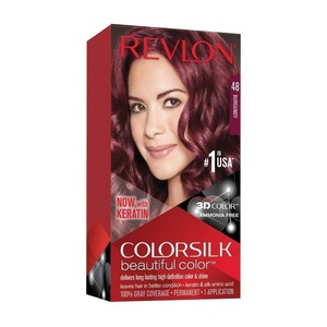 image:imageRevlon ColorSilk Hair Color 30 Dark Brown 1 ea Pack of 648 Burgundy