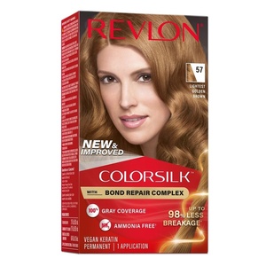 image:imageRevlon ColorSilk Hair Color 30 Dark Brown 1 ea Pack of 657 Lightest Golden Brown