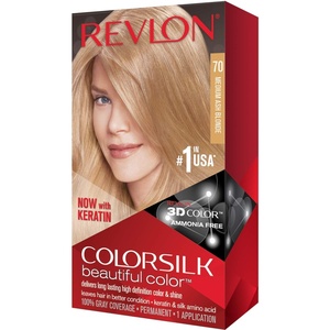 image:imageRevlon ColorSilk Hair Color 30 Dark Brown 1 ea Pack of 670 Medium Ash Blonde