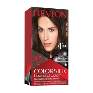image:imageRevlon ColorSilk Hair Color 30 Dark Brown 1 ea Pack of 6Black  Brown