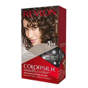 image:imageRevlon ColorSilk Hair Color 30 Dark Brown 1 ea Pack of 6Dark Brown