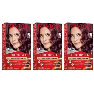 image:imageRevlon ColorSilk Hair Color 30 Dark Brown 1 ea Pack of 6Medium Golden Chestnut